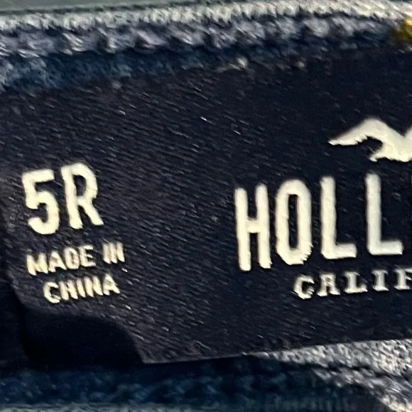 Hollister High Rise Ripped Skinny Jeans Medium Wash 5R - Picture 4 of 4